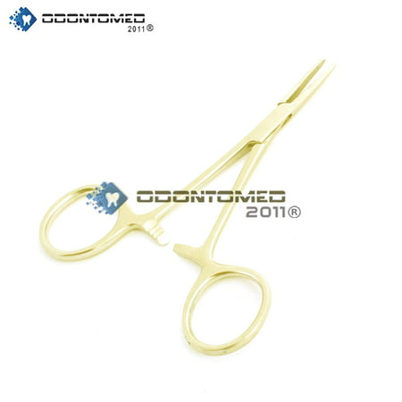 Odontomed2011® Hemostat Forceps Body Jewelry Piercing Tool Gold Plated Quality