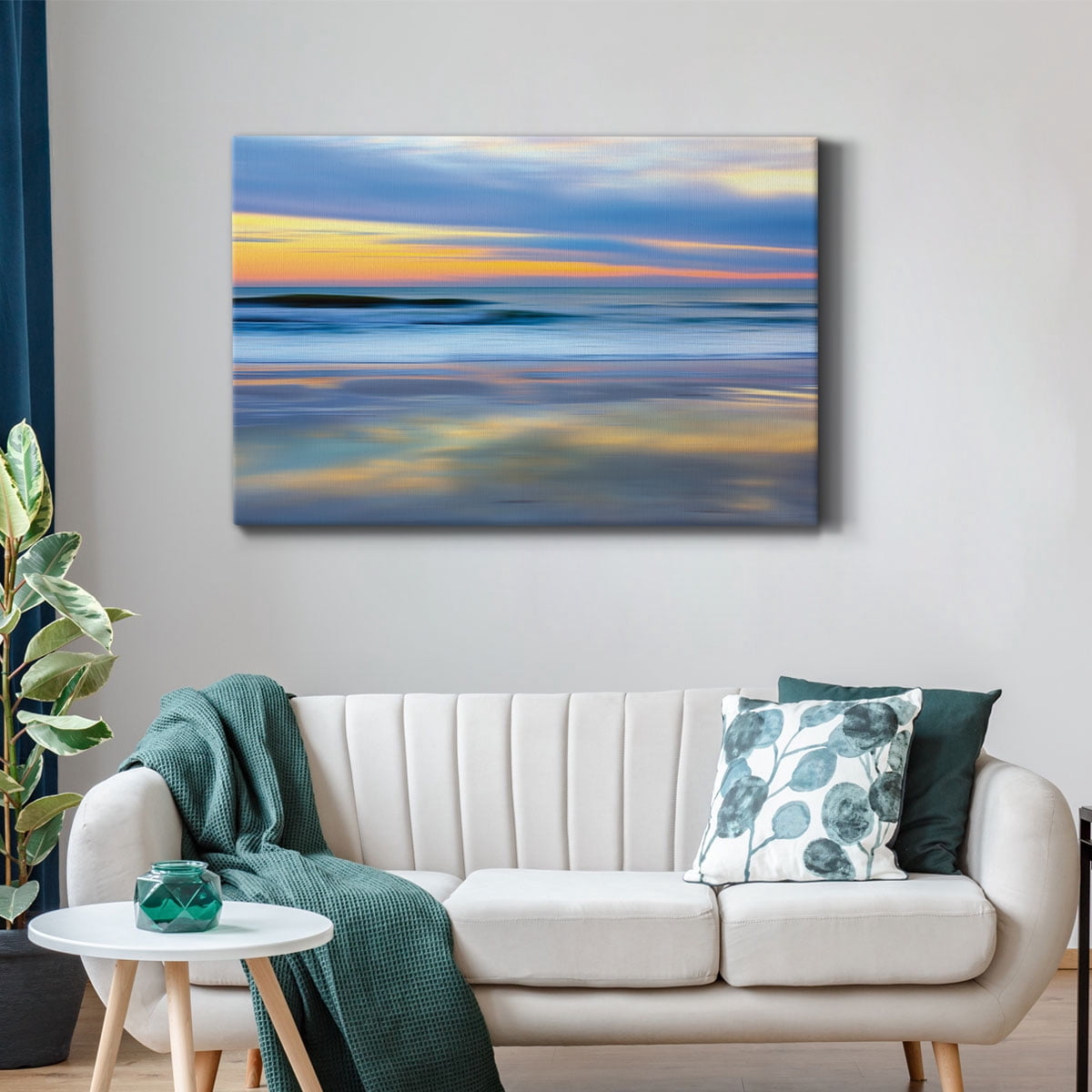 Wexford Home Pastel Sunset Premium Gallery Wrapped Canvas, 12" x 18" - Ready to Hang