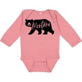 thumbnail image 3 of Inktastic Montana Black Bear Silhouette Boys or Girls Long Sleeve Baby Bodysuit, 3 of 5
