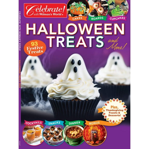 Halloween Treats - Celebrate With Woman's World: 93 Festive Treats, Easy-To-Follow Recipes, Wicked Witch Candy Apples, Frankenstein Fruit Roll-Ups, Mummified Baked Brie Thanksgiving Bonus Recipes!