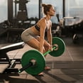 thumbnail image 3 of 7ft Olympic Barbell Bar 45LB(22kg) Barbell,800LBS Capacity Bench Press Bar for 2 Inch Weight Plates,Olympic Weight Bar for Home Gym,Mens Womens barbell,Green, 3 of 8
