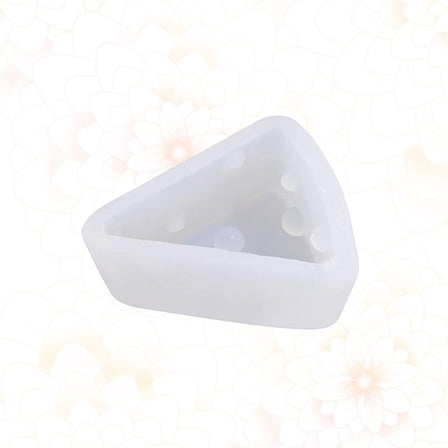OFFIGAM 1PC Home Bakery Cheese Mold DIY Baking Tool 8.7*7.1*3.7in White Silicone