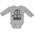 thumbnail image 3 of Inktastic Lil Bro Announcement Boys Brother Boys Long Sleeve Baby Bodysuit, 3 of 5