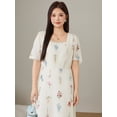 thumbnail image 6 of High-end embroidered floral dress, 6 of 7