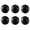 Sand Black, variant on HDJNal 6 Pcs Cabinet Knobs with Screws, 25mm Drawer Handles Ball Shaped cupboards Door Knobs for Dresser Drawers and Kitchen, Bathroom Cabinet, Office,Swiss Gold