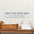 thumbnail image 4 of Humorous Household Metal Signs - Bathroom, Laundry, or Mudroom, 4 of 7