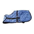thumbnail image 2 of Manta de invierno para caballos, ropa impermeable de tela Oxford, sábana para el cuidado de caballos, ropa para paseos por senderos, establos, pastos azul 60cm, 2 of 8