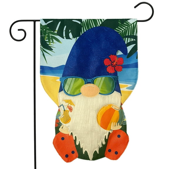 Briarwood Lane Summertime Gnome Burlap Garden Flag