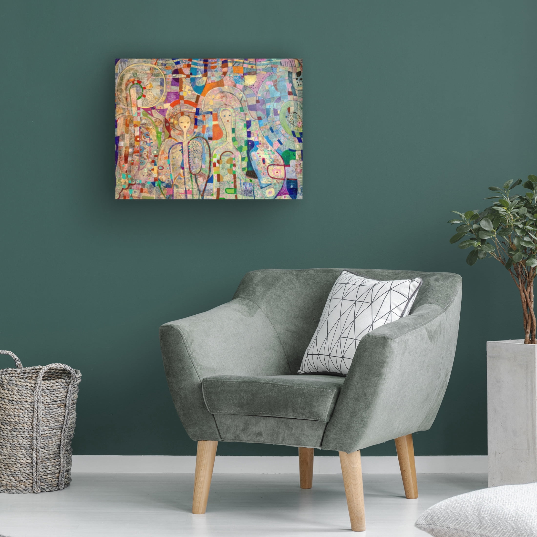 Trademark Fine Art Alise Loebelsohn Angels Among Us 24x30 2020 Canvas Wall Art