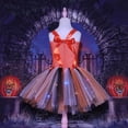 thumbnail image 7 of MuXiKeJi Clothes Halloween Gown Toddler Girls LED Light Up Mesh Tutu Piece With Pumpkin Pattern Glowing Decor Outfit for Holiday Festive Stage Performances Night Parties Girls Halloween Gown, 7 of 7
