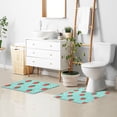 thumbnail image 6 of Yayeee Bath Rugs for Bathroom Floor Set of 2 Non Slip Fluffy Soft Absorbent Mat, Strawberry Pattern, 6 of 7