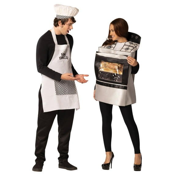 Rasta Imposta Bun in Oven & Bun Maker Couple Halloween Costume, Men and Women, Adult One Size