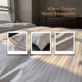 thumbnail image 5 of Orylavena White Damask Stripe Microfiber Duvet Cover Set, Twin, 3-Piece, 5 of 12
