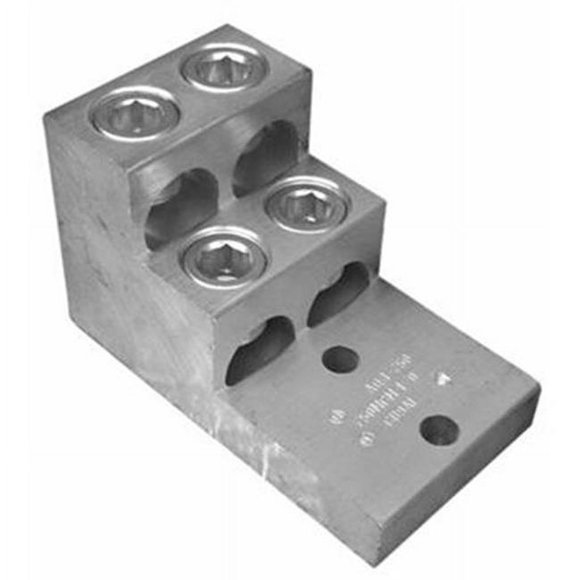 Morris Products 90926 Cosses Mécaniques Aluminium Cosses en Panneaux - 4 Conducteurs 750Mcm