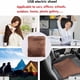 thumbnail image 2 of Injueey Invierno viaje senderismo calefacción chal fiesta banquete niñas calentamiento pañuelo señoras calentador capa Poncho regalo de Suministros térmicos Negro Injueey HA071738-01, 2 of 6