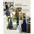 thumbnail image 4 of Women's Split Maternity Long Dresses Nursing Dresses for Breastfeeding, 4 of 6