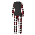 thumbnail image 5 of Plus Size Christmas Pajamas for Family,Funny Plaid Family Christmas Pjs Matching Sets Xmas Shirts and Pants Sets, 5 of 10