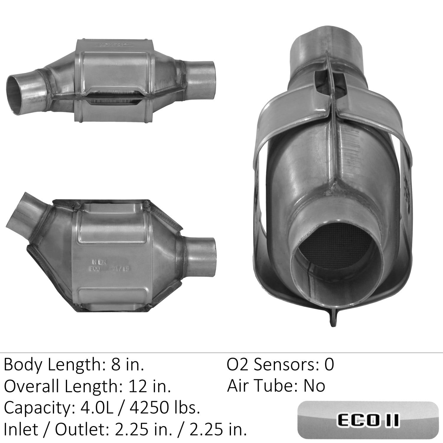 Eastern Catalytic Catalytic Converter Universal P/N:83425 - Walmart.com