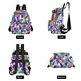 thumbnail image 4 of FORMRS Mini Backpack Purse for Women Travel Daypack Casual Shoulder Bag, Green Wavy Plaid, 4 of 7