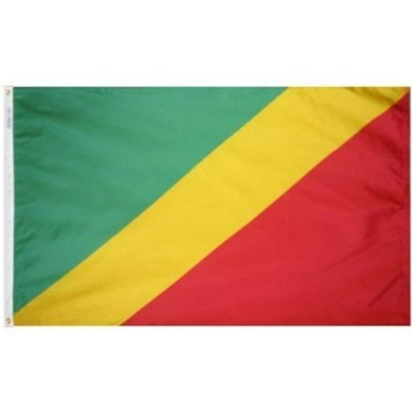 Drapeau Nyl-Glo Congo de 4 Pi X 6 Pi