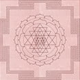 thumbnail image 1 of Ahgly Company Machine Washable Indoor Square Transitional Pink Bubble Gum Pink Area Rugs, 4' Square, 1 of 7
