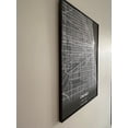 thumbnail image 2 of Chicago City Print Map Wall Art with Frame, 2 of 4