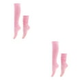 thumbnail image 4 of Ruiboury 2x Polyester Made Slouch Socks Breathable And Sweat-absorbing Exquisite Craft Comfortable To Wear Soft Texture Light Pink 2Set, 4 of 6
