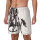 thumbnail image 1 of Fotbe Cowboy Ride A Horse Traje de Baño para Hombre – Shorts de Natación de Secado Rápido con Forro y Bolsillos-XX-Large, 1 of 6