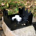 thumbnail image 2 of Emergency Stove - Lightweight, Portable Camping Stove for Backpacking, Survival, and Outdoor Cooking - Foldable Design with 24 Fuel Tablets Included (Compact for Travel and Storage), 2 of 6