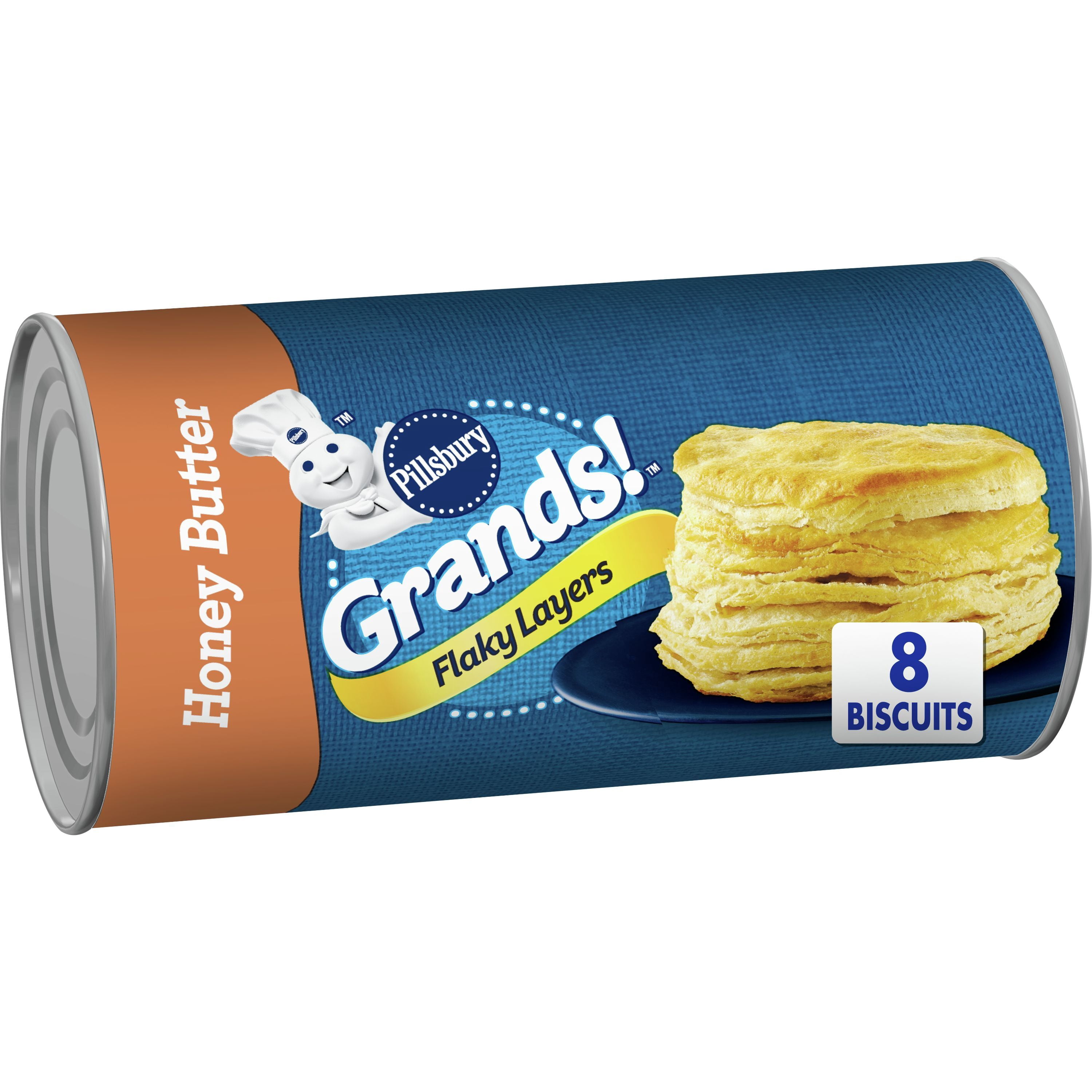 Pillsbury Grands! Flaky Layers Honey Butter Biscuits, 8 ct., 16.3 oz.