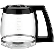 Glass Carafe Replacement - Compatible with Coffee Makers, Dripless Pour & Dishwasher Safe