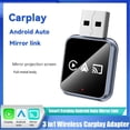 thumbnail image 2 of Adaptador USB Carplay Inalámbrico Mirror Link, Carplay, Android Auto, Bluetooth y WiFi. Conexión con Cable de Carplay A Inalámbrico., 2 of 5