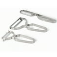 thumbnail image 2 of Oster Baldwyn 3 Piece Stainless Steel Lightweight Peeler Set in Silver, 2 of 5