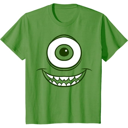 

Disney Monsters Inc. Halloween Mike Wazowski Costume Youth T-Shirt for Boy Girl Kids Toddler Lime Color Size 2T