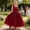 14Red57, variant on CAIVO Kids Girls Formal Party Dress Elegant Tutu Gown For Recital Pageant And Occasions O-Neck Sleeveless Soft Dresses