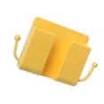 thumbnail image 2 of Remote Control Storage Box Wall Mounted Phone Holder Plastic Case Organizer for Home Office, 2 of 10