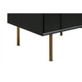 thumbnail image 7 of Carnaby 2 Drawer Nightstand in Black Brushed Oak and Bronze, 7 of 7