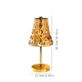 thumbnail image 3 of Vintage Metal Table Lamp for Bedroom, Rechargeable Touch Control Night Light, Crystal Accent Bedside Lamp with Warm Glow, Gold Finish, 3 of 6