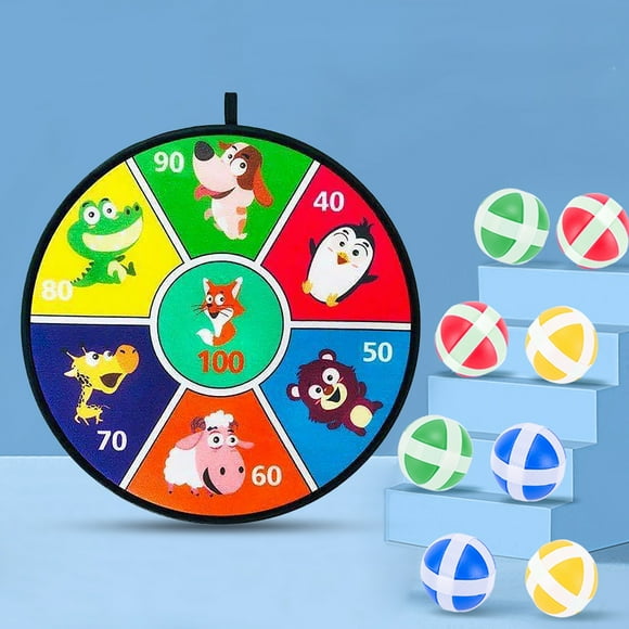 TIELUTT Animals Children's Sticky Da-rt Cloth Casual Boy And Girl Throwing Farm Books for Preschoolers Game for Toddlers 2-4 Years Brain Bead Game for Kids Board Games for Toddlers 1-2