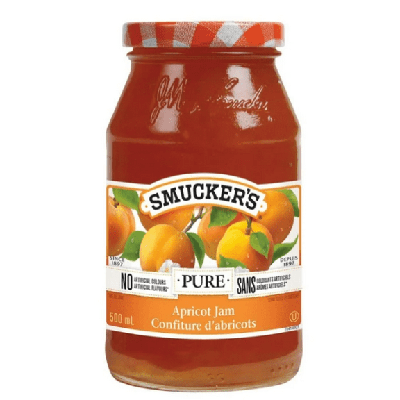 Smucker's Pure Apricot Jam, 500mL