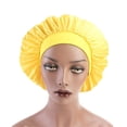 thumbnail image 4 of ziyahi Bonnet de Nuit en Polyester à Double Face Élastique Couvre-Chef Bonnet de Sommeil Maison Femmes Bandeau Outil, 4 of 5