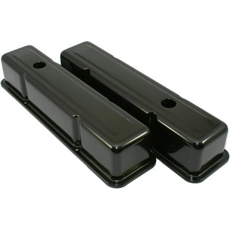 

TYAPCS A9215BK Small Block Black Tall Steel Covers SBC 283 305 327 350 400