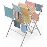 Oversized Metal Drying Rack, Silver