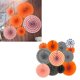 thumbnail image 3 of KAKOWELY 12 abanicos de flores de papel para decoración de fiestas de Halloween., 3 of 4