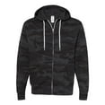 thumbnail image 1 of Independent Trading Co. Sweat à Capuche Léger Unisexe à Fermeture Éclair Complète, 2TG, 1 of 2