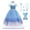Blue+Accessories, variant on Girls Elsa Costume Dress Halloween Queen Birthday Tail Ball Costume