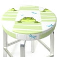 thumbnail image 3 of Disketp Frogs And Dragonflies Stool Covers Round, Super Soft Round Bar Stool Cushion Covers Seat Cushion - 12 Inch, 3 of 7