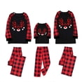 thumbnail image 1 of Pijama de manga larga con estampado navideño, conjunto de dos piezas para padres e hijos, ropa para el hogar, conjunto de pantalones navideñosTalla S de mujer17 modelos, 1 of 2