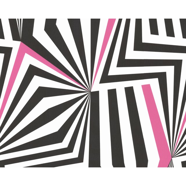 LARS_CONTZEN_3 - Modern Abstract Colorful White, Black Wallpaper Roll