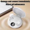 thumbnail image 6 of AZXY Sleep Bluetooth Earbuds, In-Ear Ultra-Thin Invisible Headphones, Noise Cancelling, 130H Playtime, Skin-Safe Comfort, Low Latency Gaming, White, 6 of 7